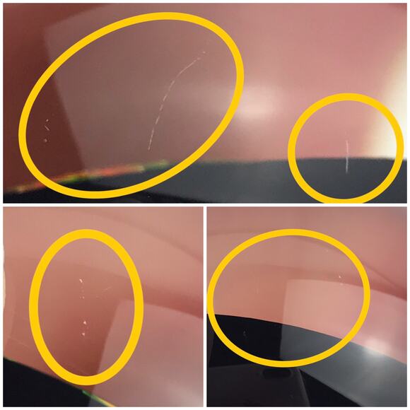 Perthshire 1999C Amber Flower Lampwork Garland Amethyst-Red Ground Paperweight - Picture 14 of 14